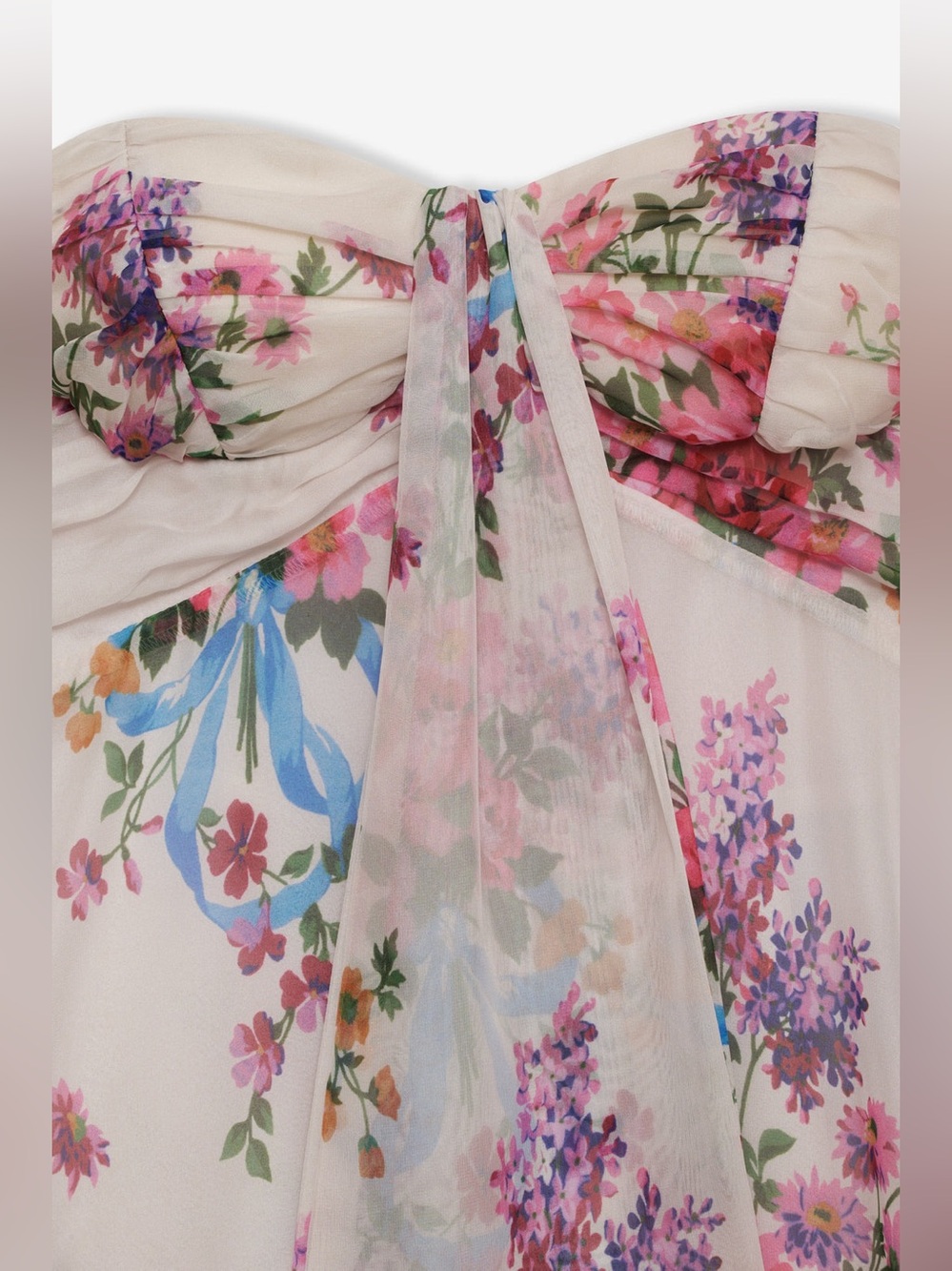 For Love and Lemons Teagan multi-color mini dress Size XS NWT - Picture 7 of 11